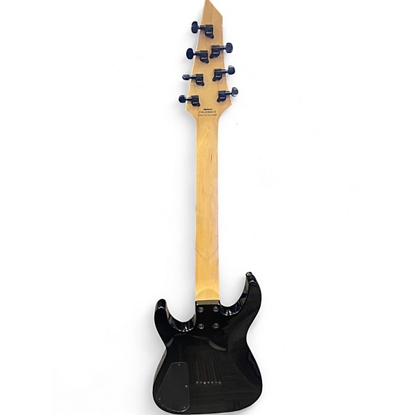 Used Jackson JS22-7 Dinky 7 String Black Solid Body Electric Guitar
