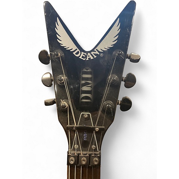 Used Dean dim bag black bolt floyd ml Black Solid Body Electric Guitar