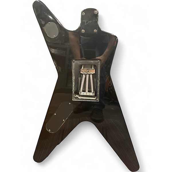 Used Dean dim bag black bolt floyd ml Black Solid Body Electric Guitar