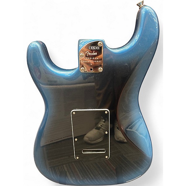 Used Fender American Professional II Stratocaster Blue Burst Solid Body Electric Guitar