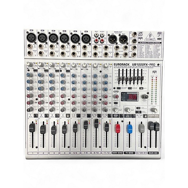 Used Behringer EURORACK UB1222FX-PRO Unpowered Mixer