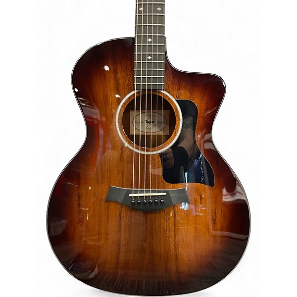 Used Taylor 224CEKDLX Tobacco Burst Acoustic Electric Guitar