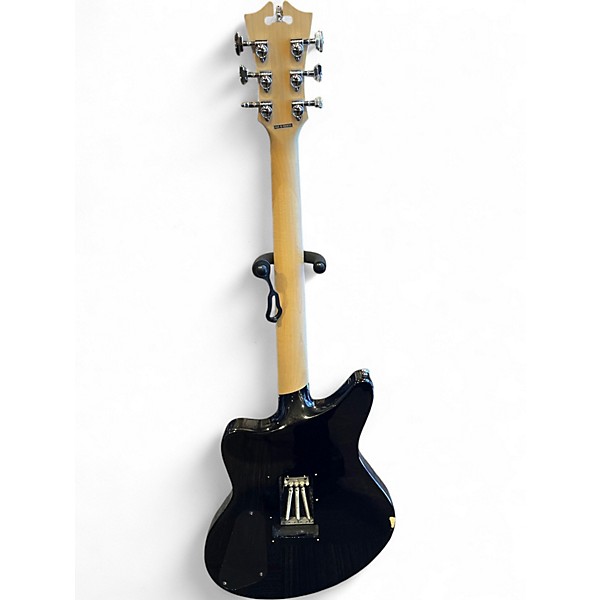 Used D'Angelico Premier Bedford SH Black Hollow Body Electric Guitar