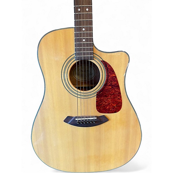 Used Fender CD140SCE Natural Acoustic Electric Guitar