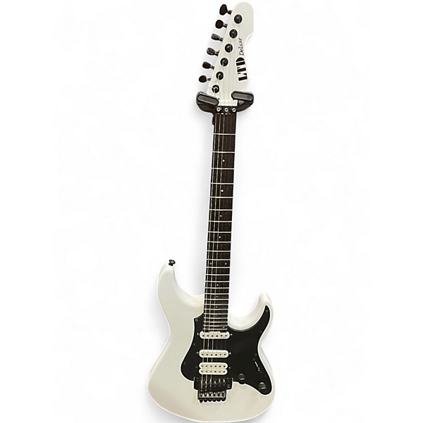 Used ESP LTD SN1000 White Solid Body Electric Guitar