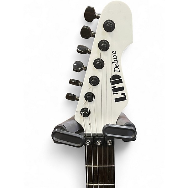 Used ESP LTD SN1000 White Solid Body Electric Guitar