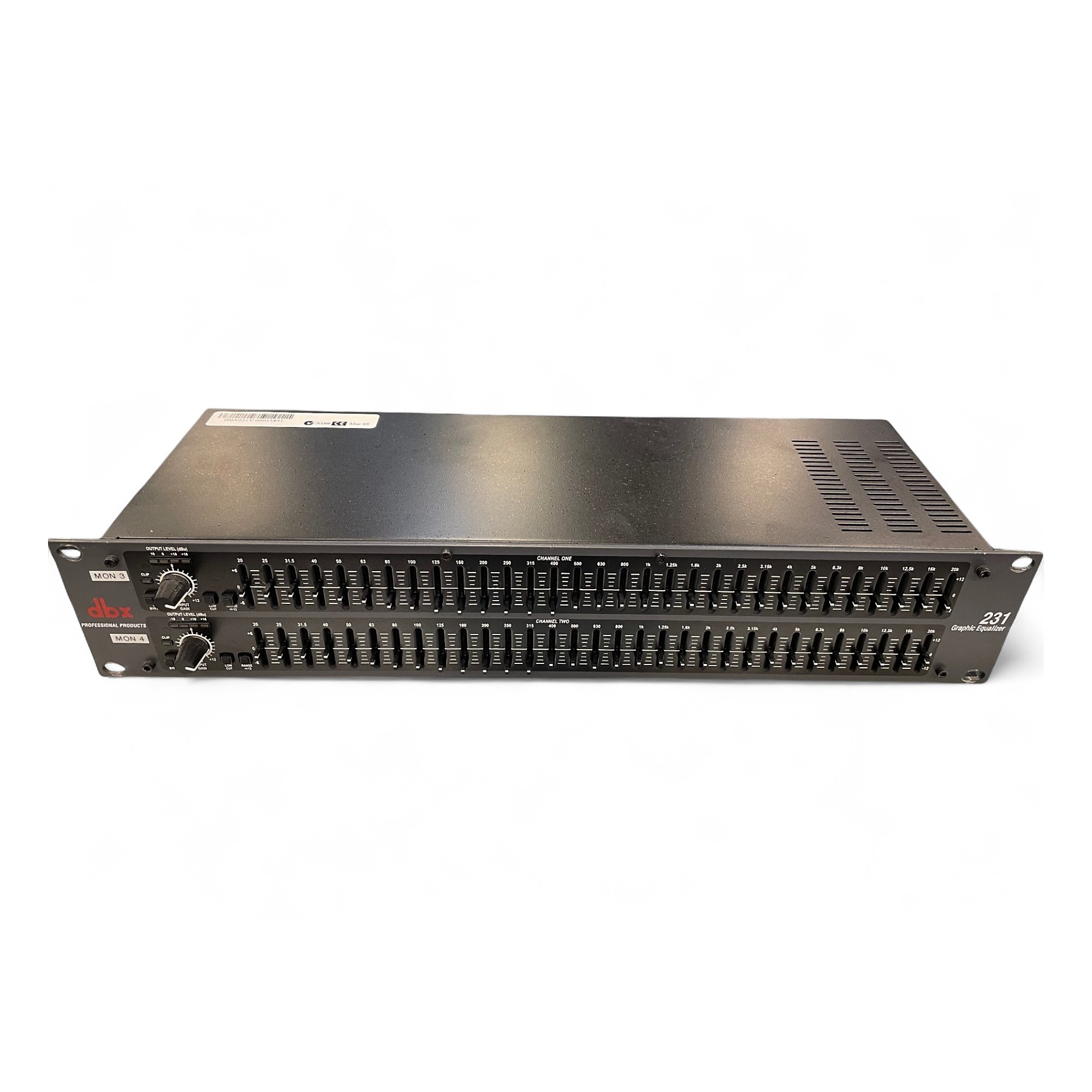 Used dbx 231 Dual 31-Band Graphic Equalizer | Guitar Center