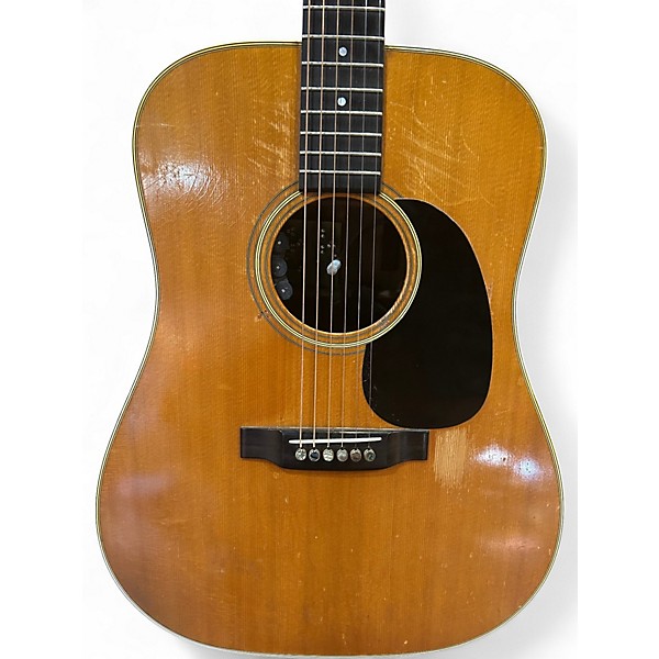 Vintage 1970 Martin Custom D28 Natural Acoustic Electric Guitar