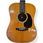 Vintage 1970 Martin Custom D28 Natural Acoustic Electric Guitar