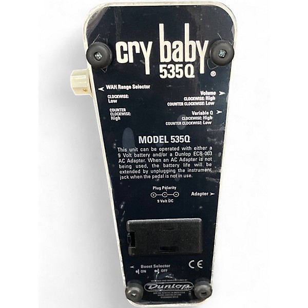 Used Dunlop 535Q Cry Baby Multi-Wah Effect Pedal