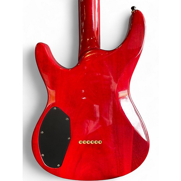 Used Heartfield EL Trans Red Solid Body Electric Guitar