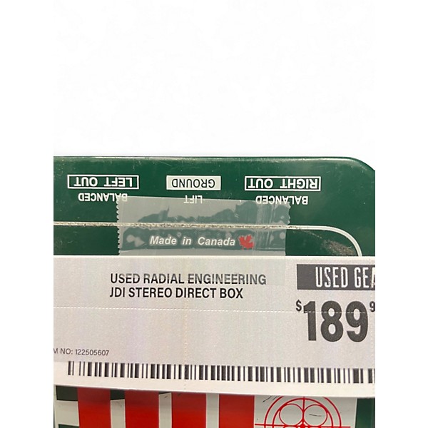 Used Radial Engineering JDI STEREO Direct Box