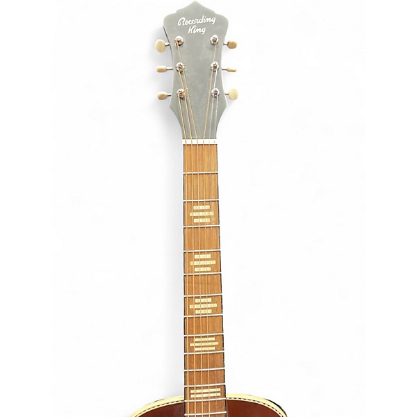 Used Recording King RPS 7 TS 2 Tone Sunburst Acoustic Guitar