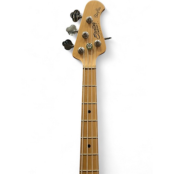 Used Sterling by Music Man Ray4 Candy Apple Red Electric Bass Guitar