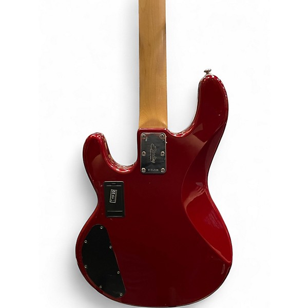 Used Sterling by Music Man Ray4 Candy Apple Red Electric Bass Guitar
