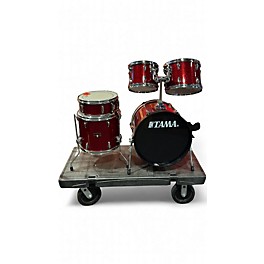 Used TAMA 5 Piece Imperialstar Red Drum Kit