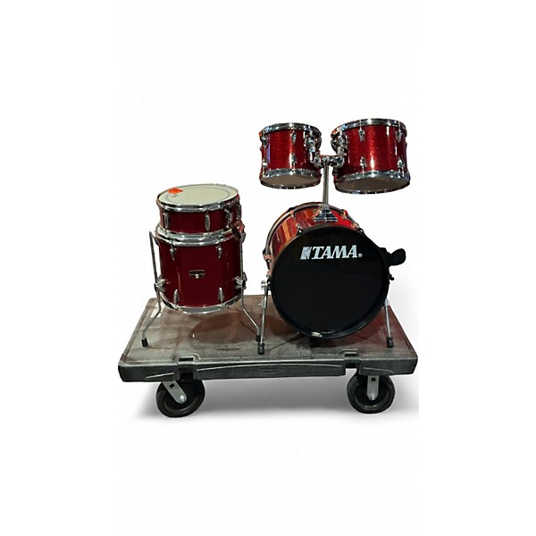 Used TAMA 5 Piece Imperialstar Red Drum Kit