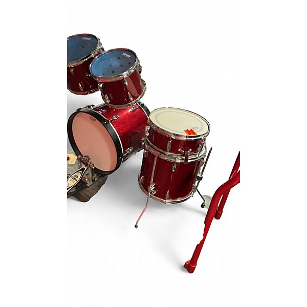 Used TAMA 5 Piece Imperialstar Red Drum Kit