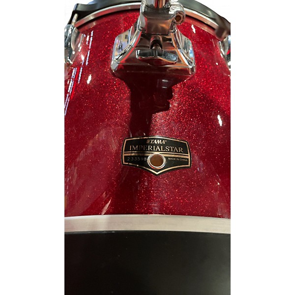 Used TAMA 5 Piece Imperialstar Red Drum Kit