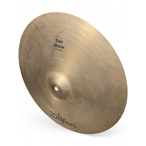 Used Zildjian 17in Thin Crash Cymbal
