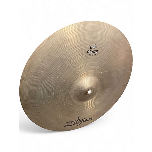 Used Zildjian 17in Thin Crash Cymbal