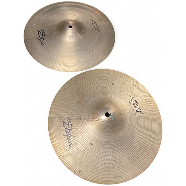 Used Zildjian 13in New Beat Hi Hat Pair Cymbal