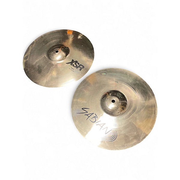 Used SABIAN 13in XSR Hi Hat Pair Cymbal