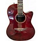 Used Ovation GC24D Celebrity Cherry Acoustic Electric Guitar