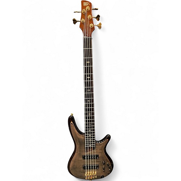 Used Ibanez SR1405 PREMIUM Trans Black Electric Bass Guitar