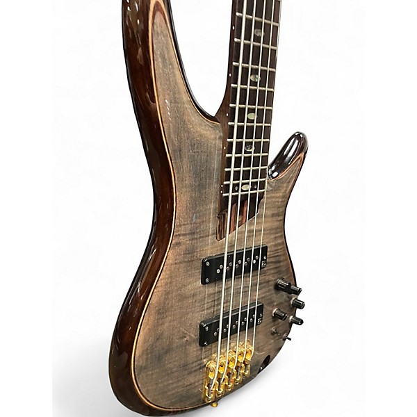 Used Ibanez SR1405 PREMIUM Trans Black Electric Bass Guitar