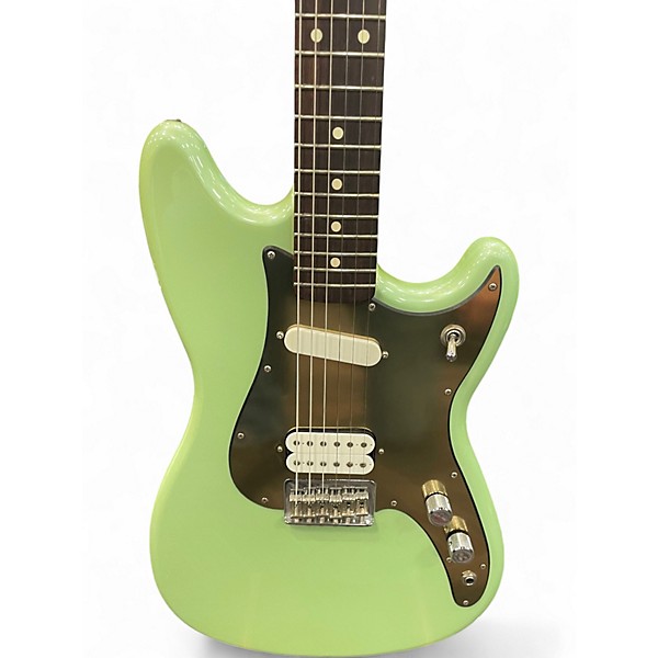 Used Fender Duo Sonic HS Mint Green Solid Body Electric Guitar