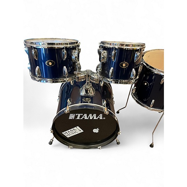 Used TAMA 4 Piece STAGESTAR Blue Drum Kit