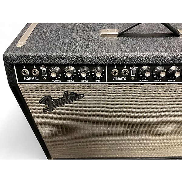 Used Fender 1965 Reissue Twin Reverb 85W 2x12 Tube Guitar Combo Amp