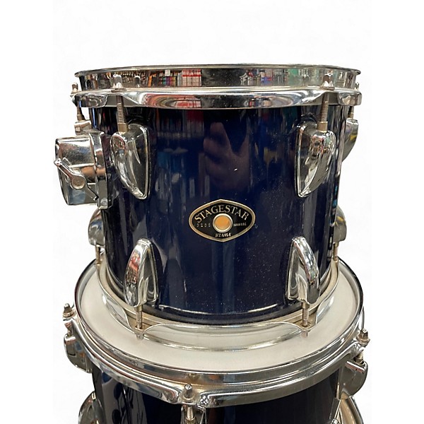 Used TAMA 4 Piece Stagestar Metallic Blue Drum Kit