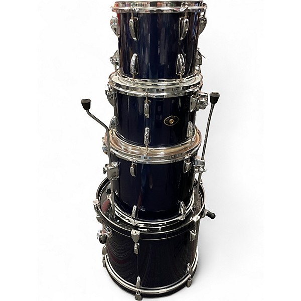Used TAMA 4 Piece Stagestar Metallic Blue Drum Kit