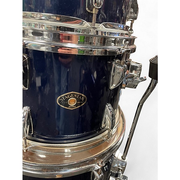 Used TAMA 4 Piece Stagestar Metallic Blue Drum Kit