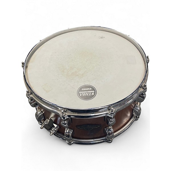 Used TAMA 14in Starclassic Snare Walnut Drum