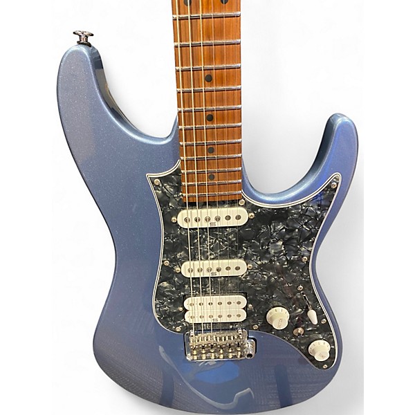 Used Ibanez AZ2204-ICM Prestige Ice Blue Metallic Solid Body Electric Guitar