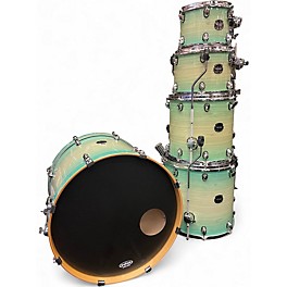 Used Mapex 5 Piece Armory Series Seafoam Green Drum Kit