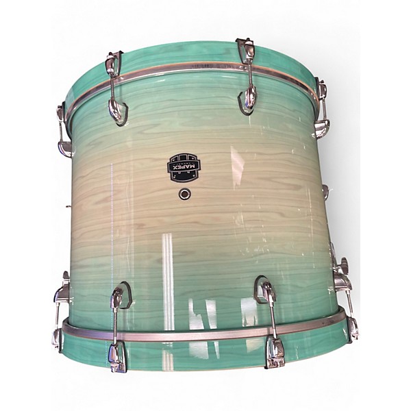 Used Mapex 5 Piece Armory Series Seafoam Green Drum Kit