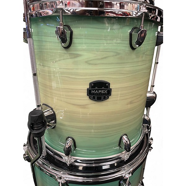 Used Mapex 5 Piece Armory Series Seafoam Green Drum Kit
