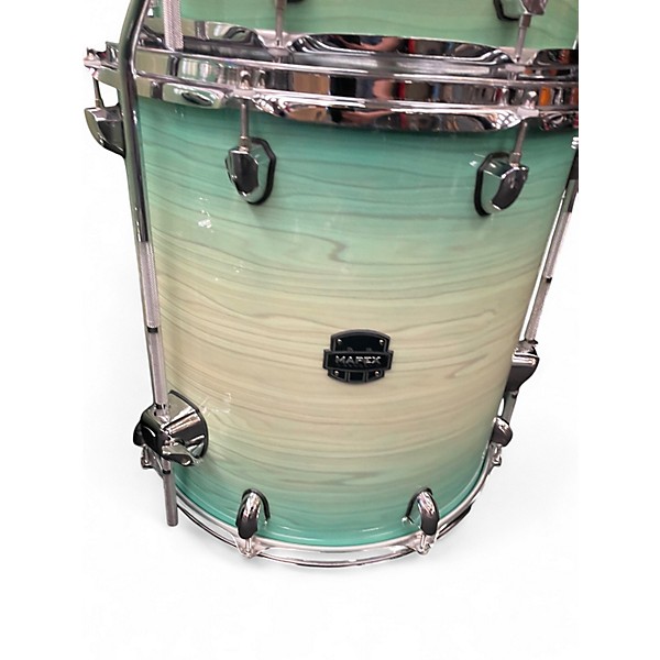 Used Mapex 5 Piece Armory Series Seafoam Green Drum Kit