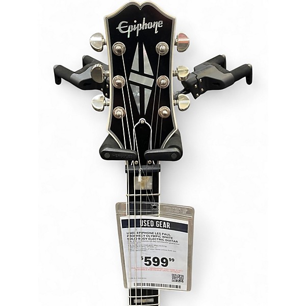 Used Epiphone LES PAUL PROPHECY Olympic White Solid Body Electric Guitar