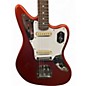 Used Fender Johnny Marr Signature Jaguar Chrome Red Metallic Solid Body Electric Guitar