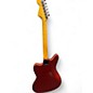 Used Fender Johnny Marr Signature Jaguar Chrome Red Metallic Solid Body Electric Guitar