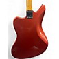Used Fender Johnny Marr Signature Jaguar Chrome Red Metallic Solid Body Electric Guitar