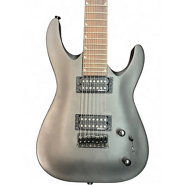 Used Jackson JS22-7 Dinky 7 String Satin Black Solid Body Electric Guitar