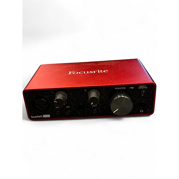 Used Focusrite Scarlett Solo Gen 3 Audio Interface