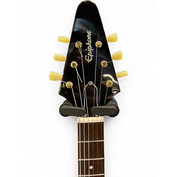Used Epiphone 1958 Korina Flying V Natural Solid Body Electric Guitar