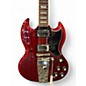 Used Epiphone SG standard Maestro Cherry Solid Body Electric Guitar